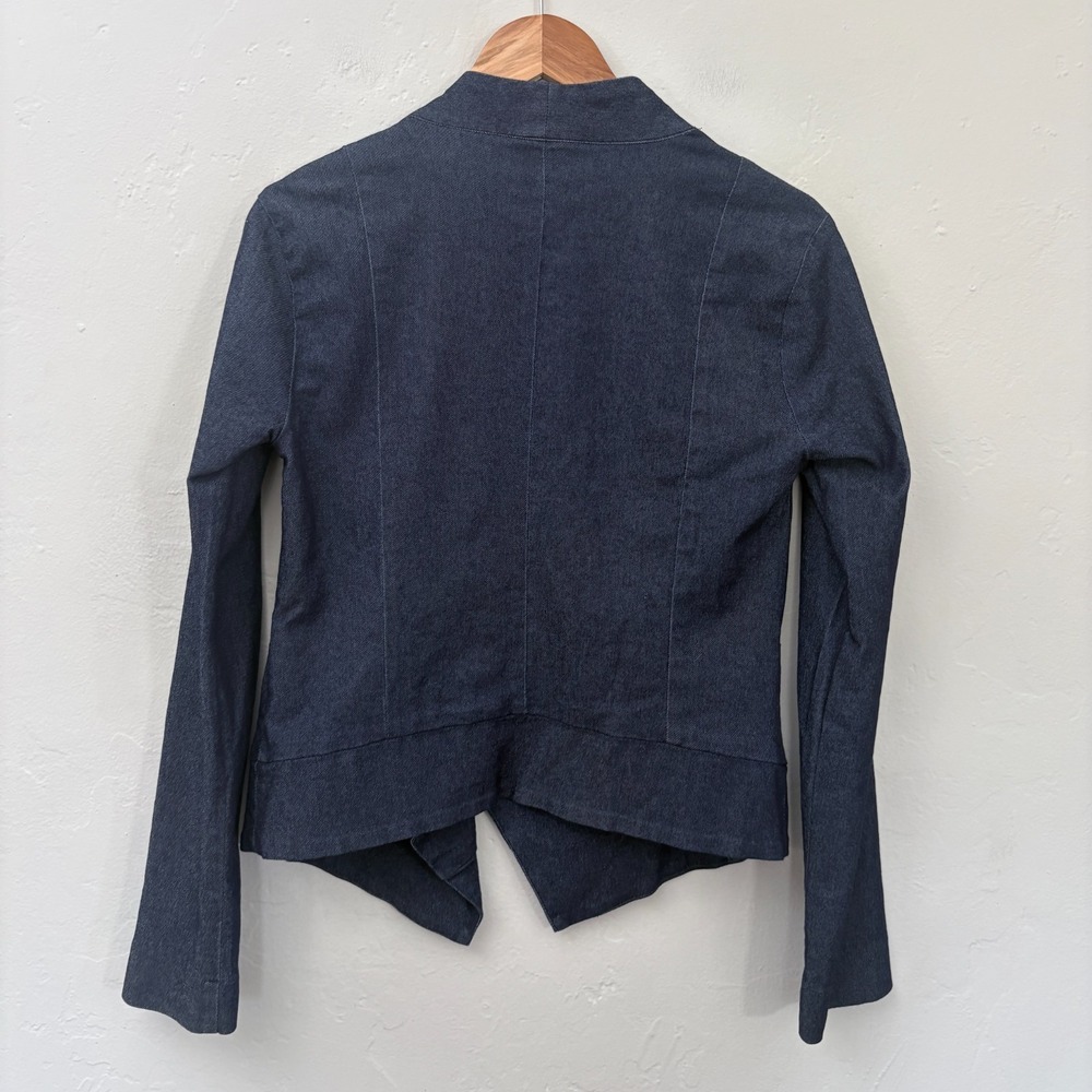 Porto Farallon Denim Style Chambray Jacket Women Size 1 (6 US) Blue New - Picture 9 of 13